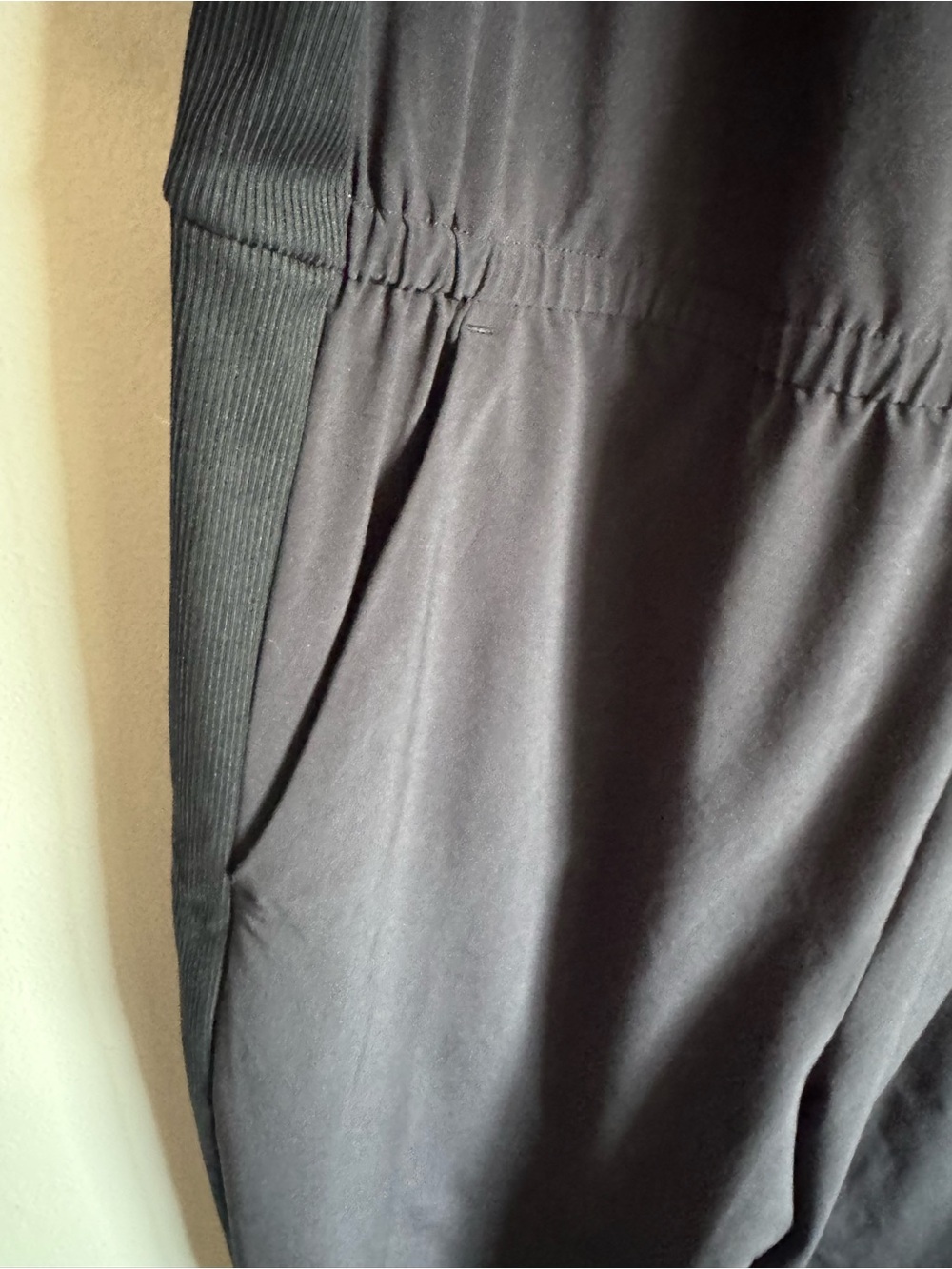 Athleta Womens Brooklyn Jumpsuit Sleeveless Black Athleisure Casual Size 14 - Picture 7 of 14